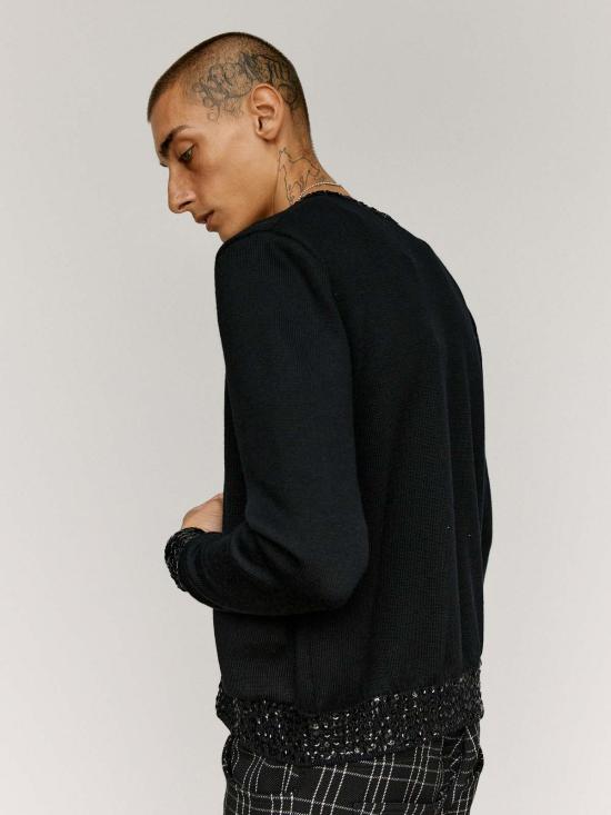  어니스트 더블유 베이커 가디건 어니스트 W. 베이커 울 스팽글 장식 - ERNEST W. BAKER