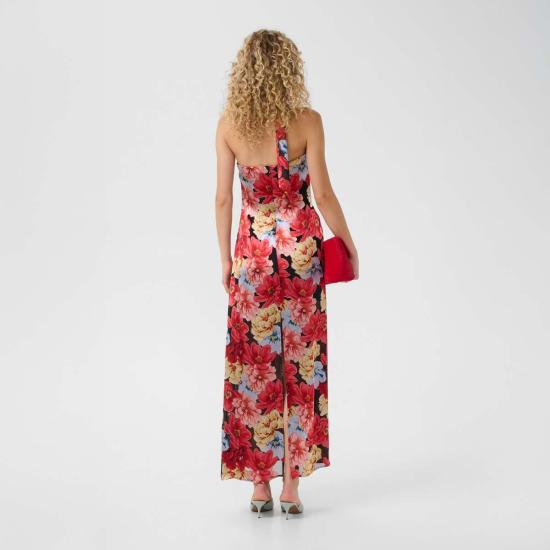  게스투즈 롱 원피스 Gestuz Sigrida 실크 드레스 데저트 플라워 - GESTUZ