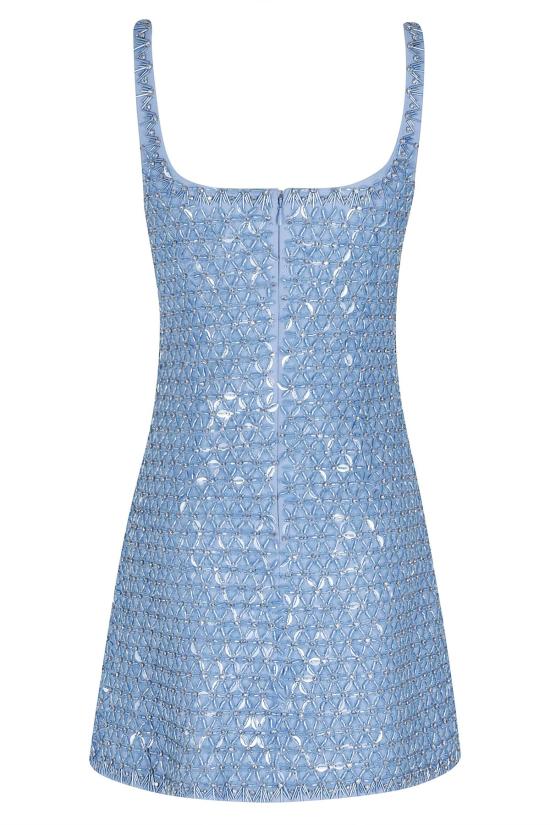  조나단 심카이 숏 원피스 지바 미니 드레스 페리윙클 - JONATHAN SIMKHAI