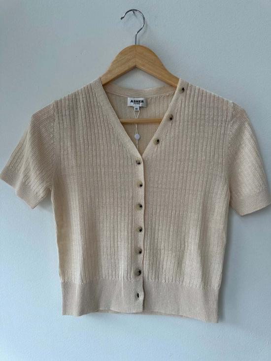  아셀 가디건 애셔 잉그리드 V 카디건 애프터글로우