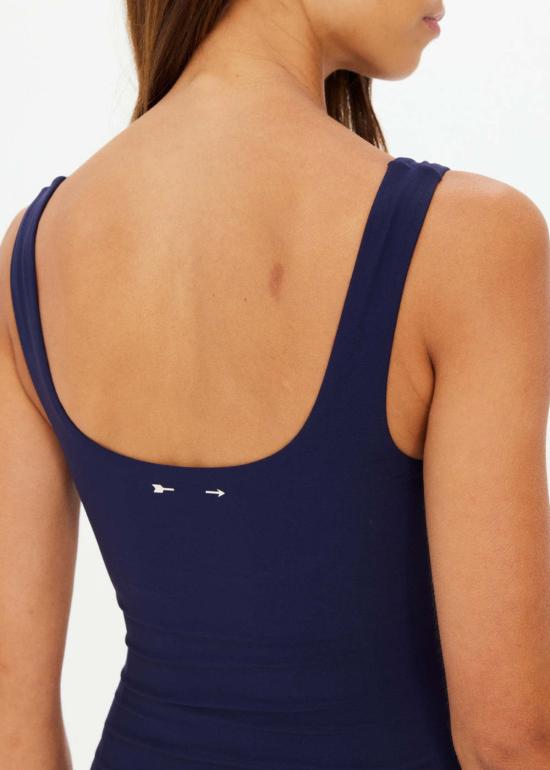  더 업사이드 숏 원피스 업사이드 가비 미니 드레스 네이비 - THE UPSIDE