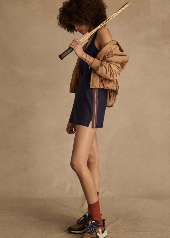  더 업사이드 숏 원피스 업사이드 가비 미니 드레스 네이비 - THE UPSIDE