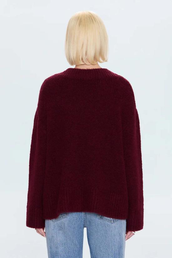  피스톨라 스웨터 Pistola Talia 청키 V 넥 긴팔 - PISTOLA