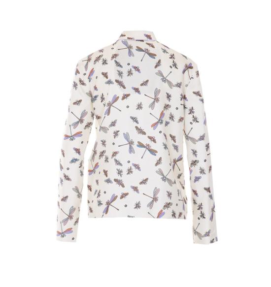  구찌 블라우스 마리나 웨이브 셔츠 화이트 - GUCCI