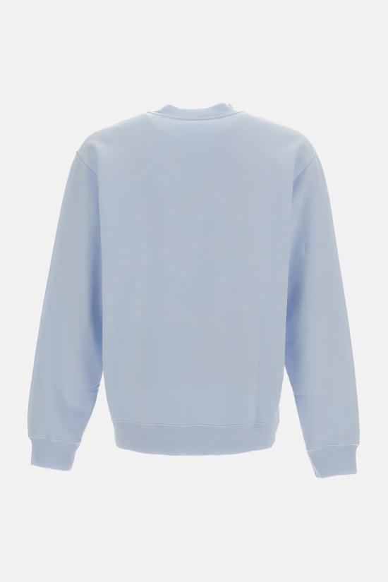  자크뮈스 긴팔 티셔츠 르 스웨트셔츠 그로스 그레인 클리어 블루 - JACQUEMUS