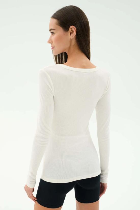  스플리츠 59 긴팔 티셔츠 스플릿 59 루이스 립 헨리 티 화이트 - SPLITS 59