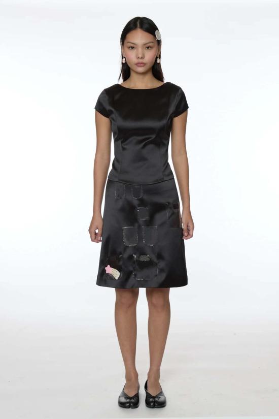  샌디리앙 미디 스커트 - SANDY LIANG