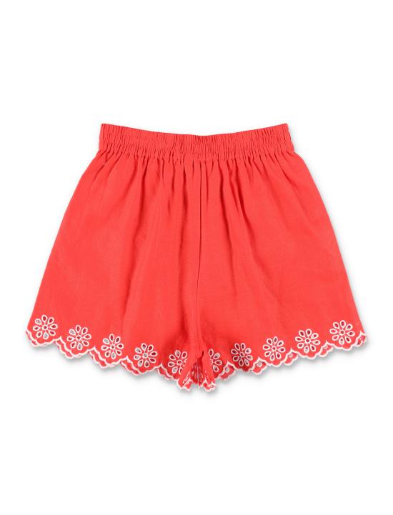 26SS [키즈] 스텔라 맥카트니 쇼츠/버뮤다 TY6E89Z0138 426 Rosso - STELLA MCCARTNEY