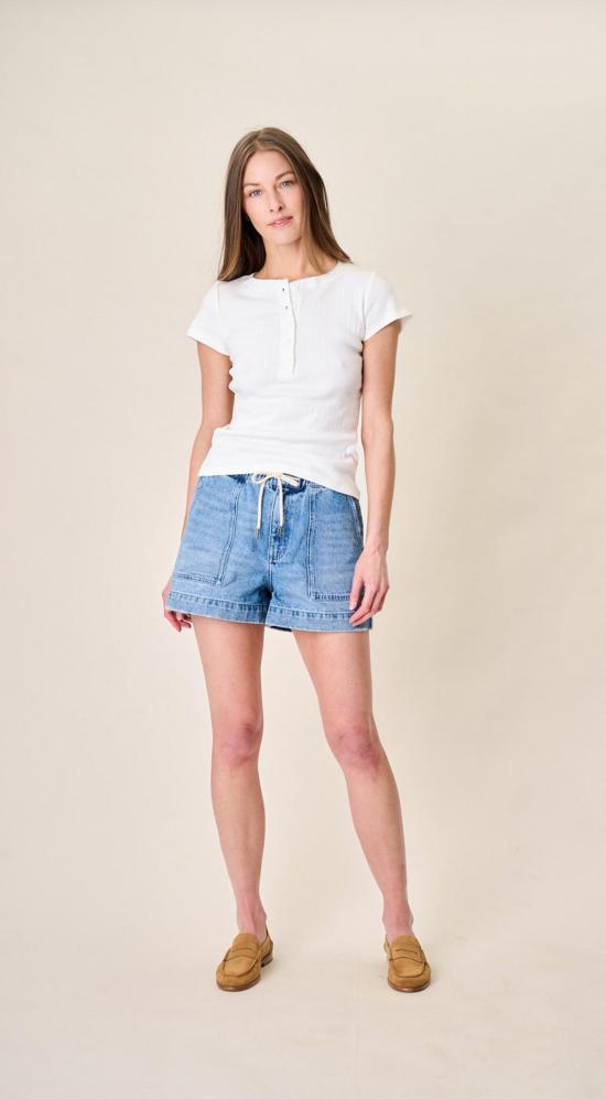  마레아 데님 숏팬츠 데님 반바지 - MAREA