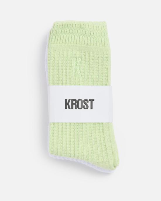  크로스트 양말 와플 니트  2켤레 세트