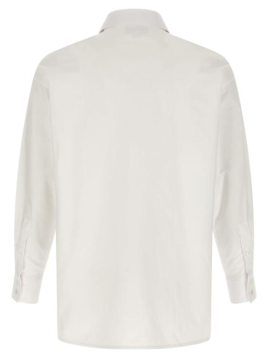  메종키츠네 셔츠 메종 키츠네 베이비 폭스 셔츠 화이트 - MAISON KITSUNE