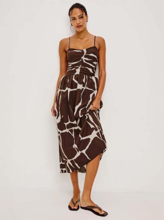  레일즈 롱 원피스 레일스 피셔 드레스