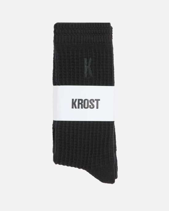  크로스트 양말 와플 니트  2켤레 세트
