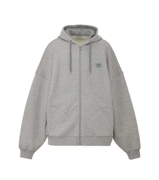  오니츠카타이거 후드 티셔츠 2183B602 020 HEATHER GREY DOM