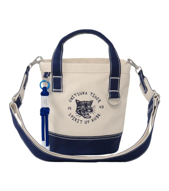  오니츠카타이거 토트백 3183B263 701 OFF WHITE NAVY DOM