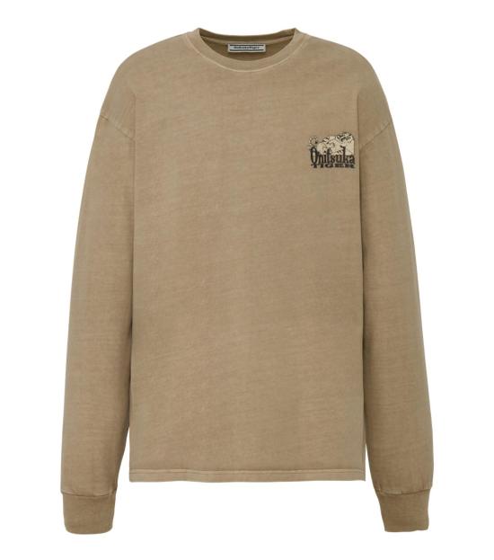  오니츠카타이거 긴팔 티셔츠 2183B610 250 BEIGE DOM