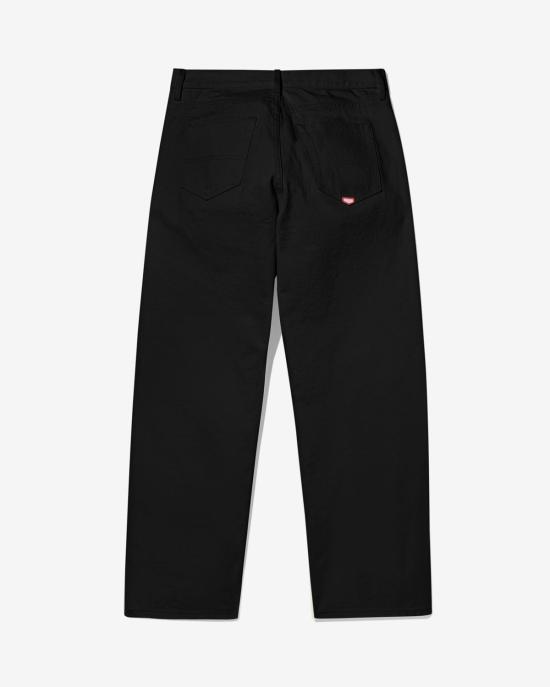  노아 스트레이트 팬츠 NOAU000ORDE009BK BLACK DOM - NOAH