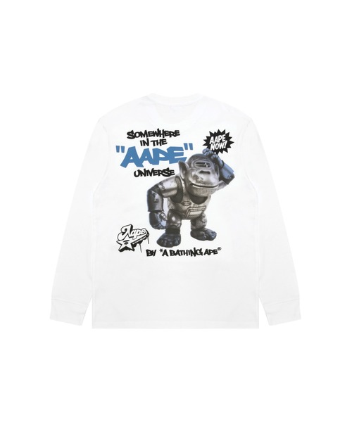 26SS 에이프 긴팔 티셔츠 AAPLTM1876XXQWHX DOM - AAPE