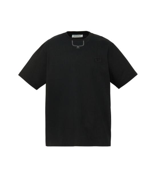  오니츠카타이거 반팔 티셔츠 2183B604 001 BLACK DOM
