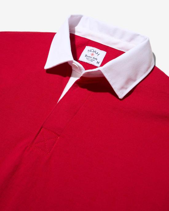 26SS 노아 폴로 티셔츠 NOAU261MRTL093RD RED DOM - NOAH