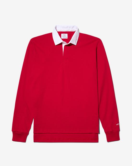 26SS 노아 폴로 티셔츠 NOAU261MRTL093RD RED DOM