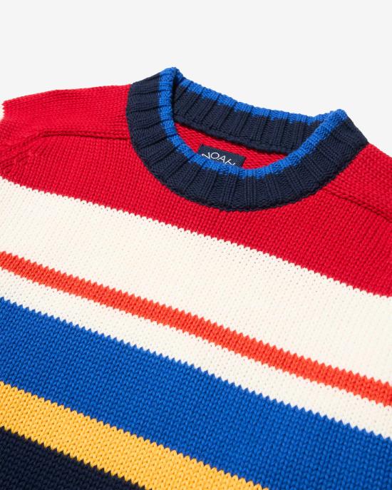 26SS 노아 스웨터 NOAU261MRST028MT MULTI STRIPED DOM - NOAH
