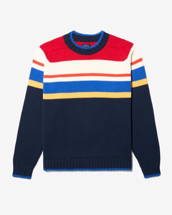 26SS 노아 스웨터 NOAU261MRST028MT MULTI STRIPED DOM