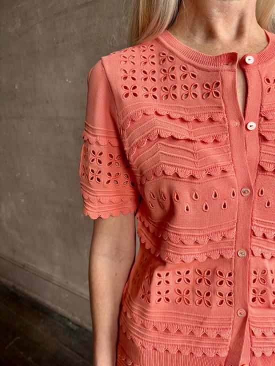  울라 존슨 가디건 아브리아나 아일렛 니트 - ULLA JOHNSON