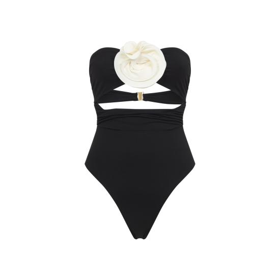 26SS 라 레베체 원피스 수영복 LR24HG BLACK IVORY - LA REVECHE