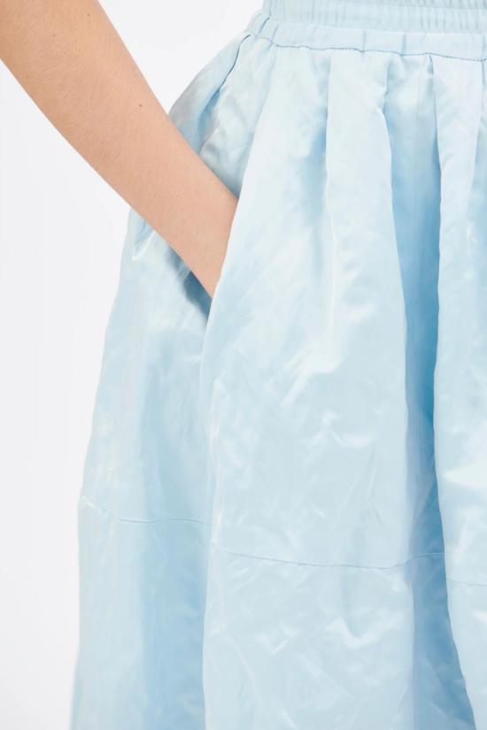  오디 스커트 버블 크링클 새틴  셀 - ODEEH