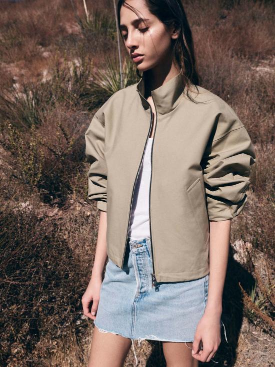  에이골디 숏 스커트 아골드 V 웨이스트 미니 스커트 포스 - AGOLDE