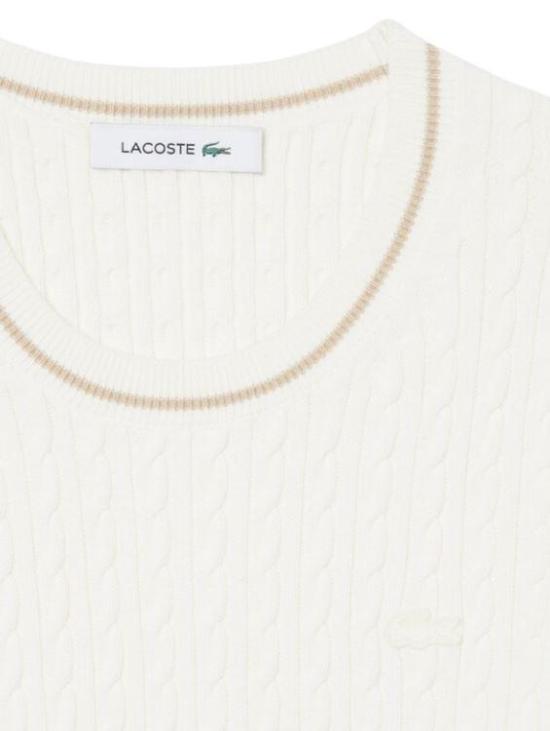  라코스테 스웨터 AF9862 70V BIANCO WHITE - LACOSTE