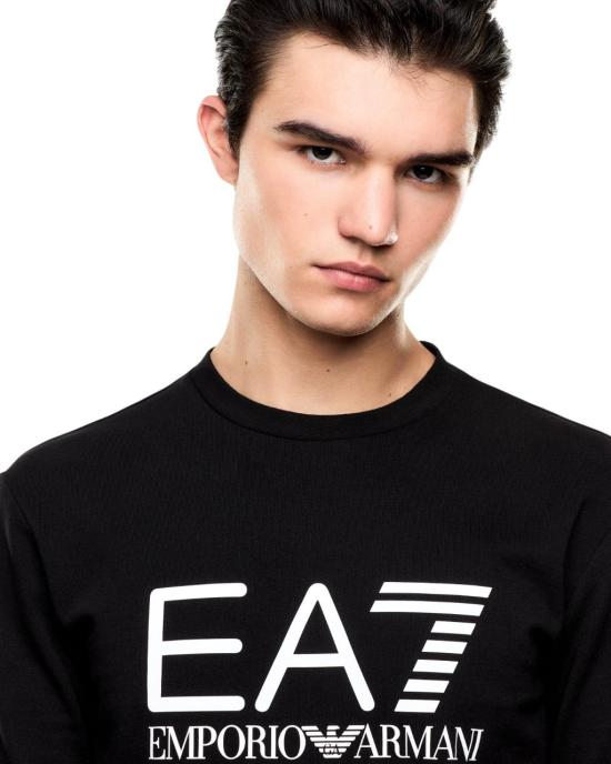 26SS 엠포리오 아르마니 긴팔 티셔츠 7M002278 UC001 NERO BLACK - EMPORIO ARMANI