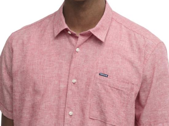 26SS 바버 반팔 셔츠 MSH5093 MSHRE51 RED - BARBOUR