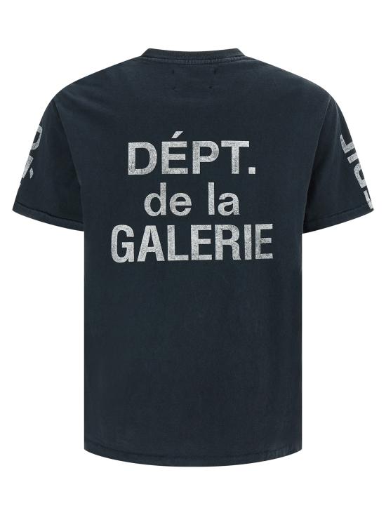 26SS 갤러리 디파트먼트 반팔 티셔츠 TOP038WASHEDBLACK Black - GALLERY DEPT