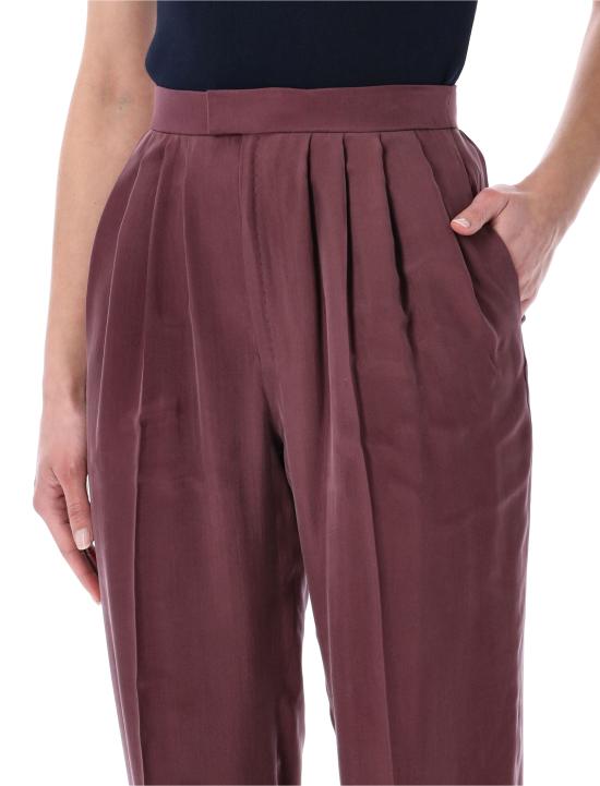 26SS 생로랑 스트레이트 팬츠 856580Y6J78 5060 AUBERGINE - SAINT LAURENT