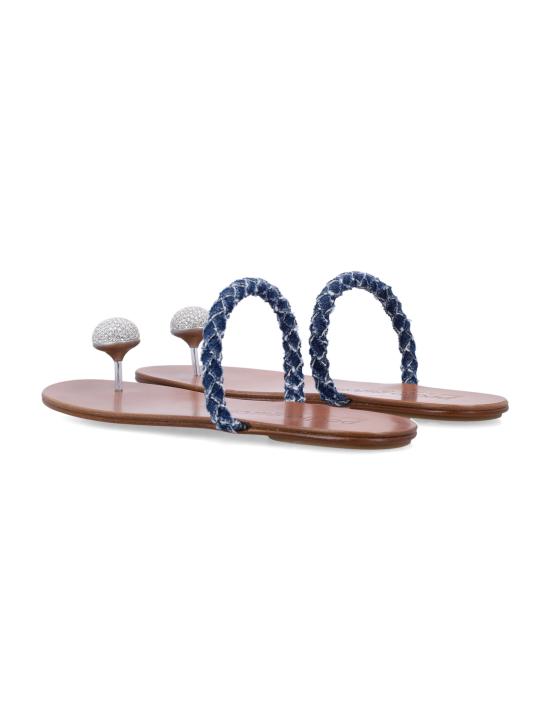 26SS 페드로 가르시아 뮬/슬리퍼 PIPA 03 002 DENIM CRYSTAL - PEDRO GARCIA