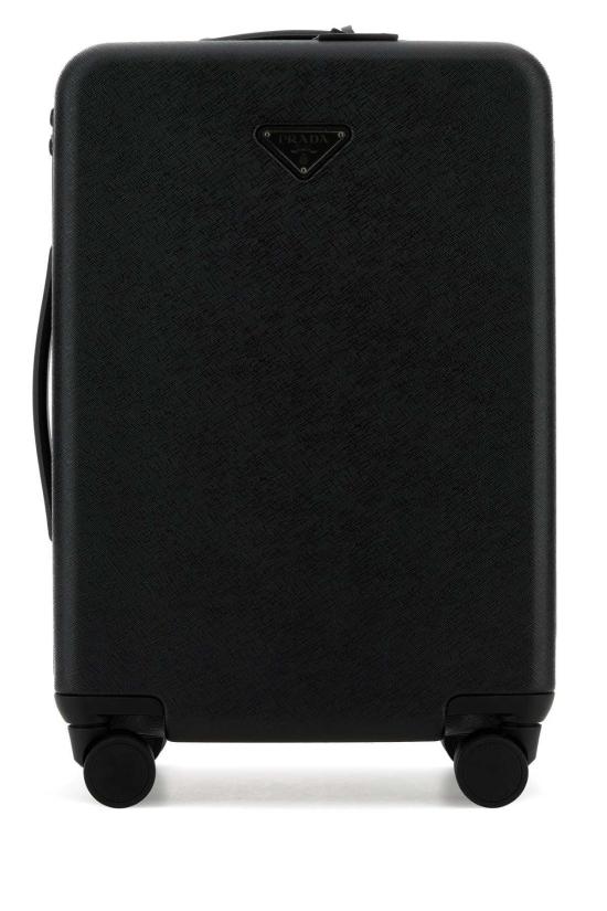  프라다 토트백 블랙 폴리카보네이트 트롤리