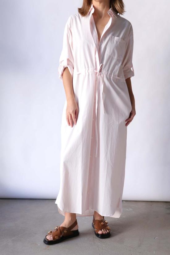  마리아 맥마누스 롱 원피스 드로스트링 셔츠 드레스 - MARIA MCMANUS