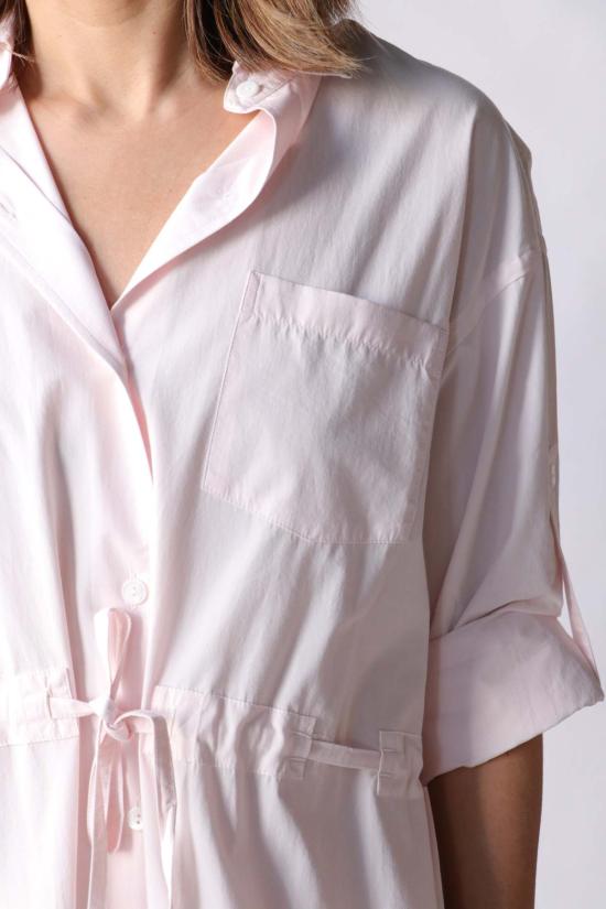  마리아 맥마누스 롱 원피스 드로스트링 셔츠 드레스 - MARIA MCMANUS