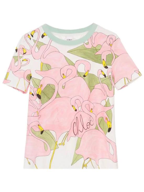 26SS 끌로에 반팔 티셔츠 CH26UJH08287 107 ICONIC MILK