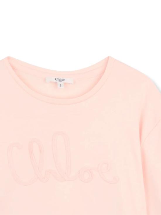 26SS [키즈] 끌로에 티셔츠 C20858 46J ROSA PETALO - CHLOE