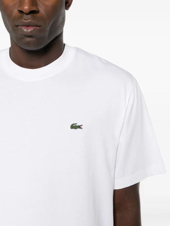 26SS 라코스테 반팔 티셔츠 TH7318 001 WHITE - LACOSTE