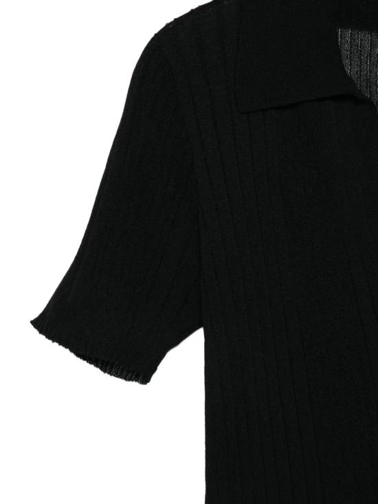 26SS 로베르토 콜리나 폴로 티셔츠 A28024 09 NERO - ROBERTO COLLINA