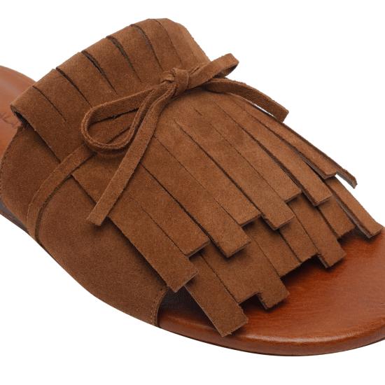 26SS 엔젤 알라르콘 뮬/슬리퍼 26070 638ALONDON BROWN Brown - ANGEL ALARCON