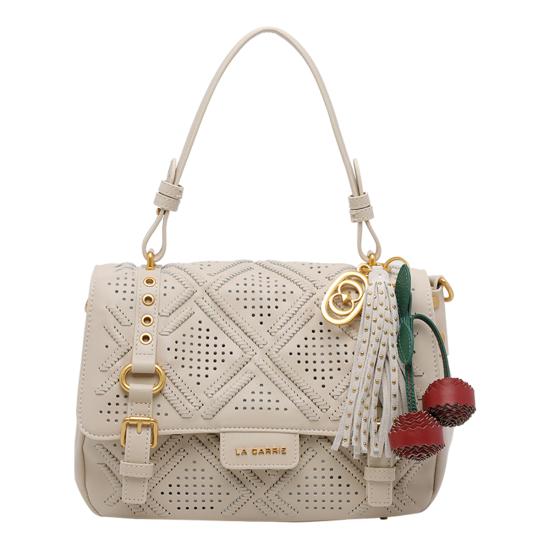 26SS 라캐리 숄더백 161PXM414LEA IVO White