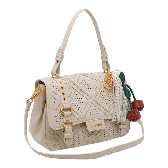 26SS 라캐리 숄더백 161PXM414LEA IVO White - LA CARRIE