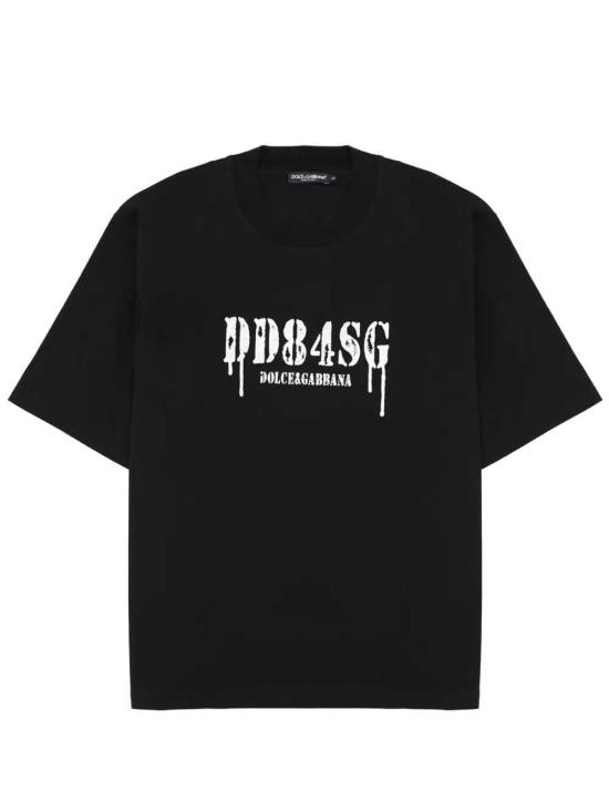 26SS 돌체앤가바나 반팔 티셔츠 G8TJ0TG7POZN0000 NERO - DOLCE & GABBANA