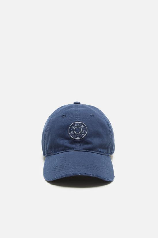 26SS 아크네 스튜디오 볼캡 C40450 833 NAVY DOM