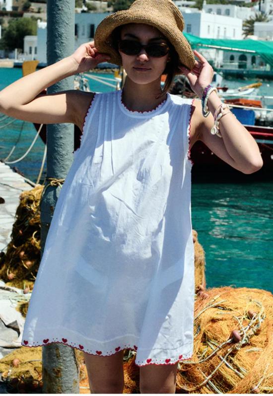  차오 루시아 점프수트 에바 드레스 화이트